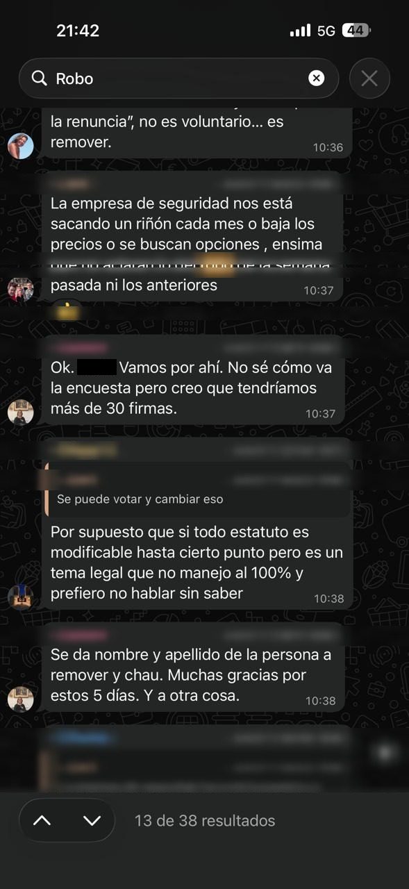 La empresa de seguridad nos está sacando un riñón cada mes.