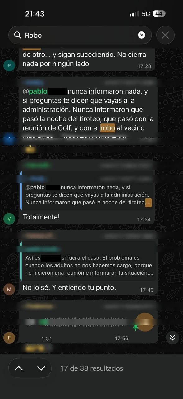 Nunca informaron nada, y si preguntás te dicen que vayas a la administración.