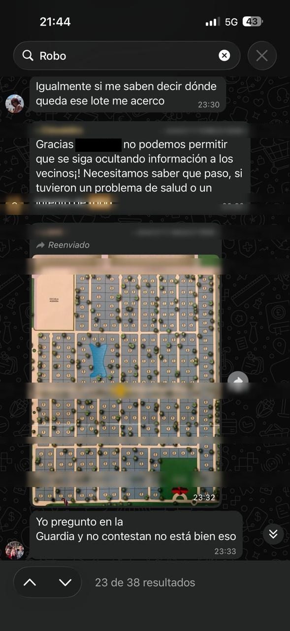 Oct 2024 — Vecinos, ayuda. Un pedido de urgencia en el grupo del barrio.