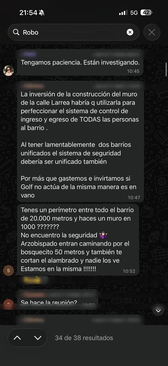 Tenés un perímetro de 20.000 metros y hacés un muro en 1.000. Vecinos cuestionando las medidas.