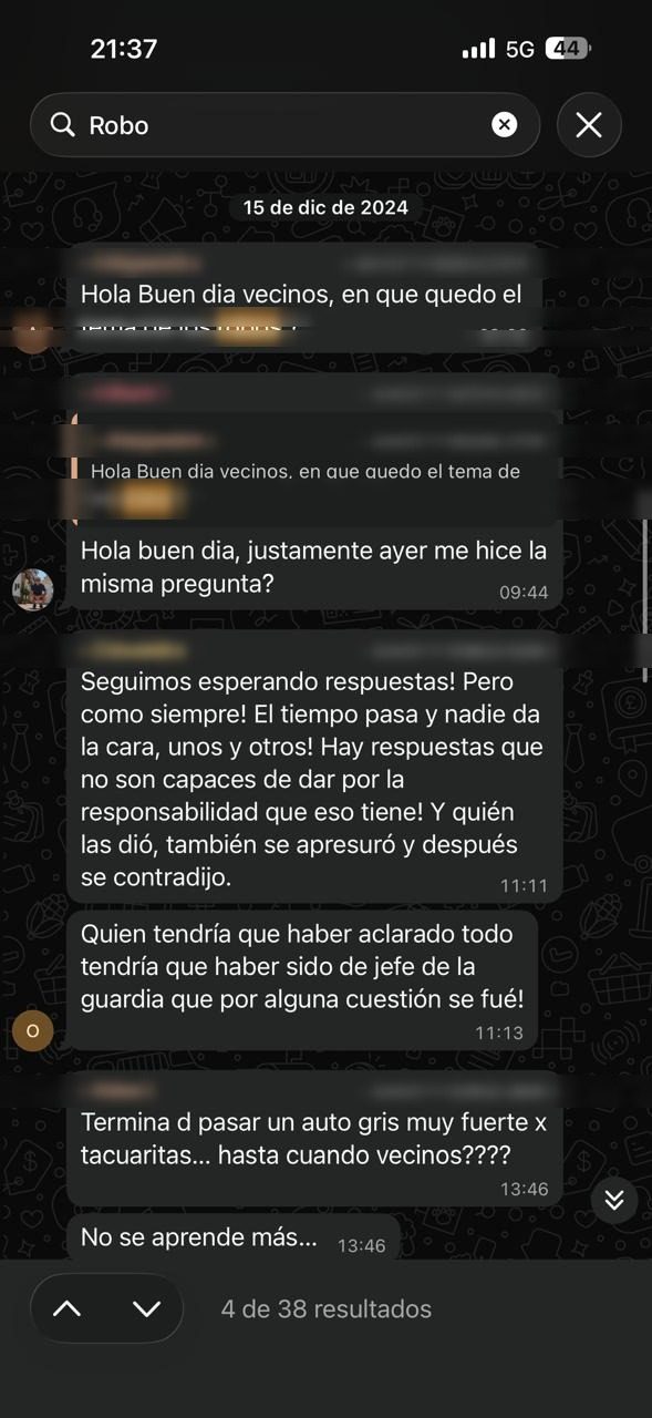 Dic 2024 — Seguimos esperando respuestas. El tiempo pasa y nadie da la cara.